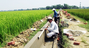 Xây dựng công trình thủy lợi năm 2015